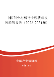 中國(guó)耐火材料行業(yè)現(xiàn)狀與發(fā)展趨勢(shì)報(bào)告（2025-2031年）