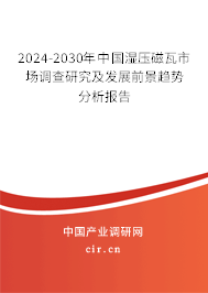 2024-2030年中國濕壓磁瓦市場調(diào)查研究及發(fā)展前景趨勢分析報告