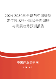 2024-2030年全球與中國(guó)微型定位技術(shù)行業(yè)現(xiàn)狀全面調(diào)研與發(fā)展趨勢(shì)預(yù)測(cè)報(bào)告