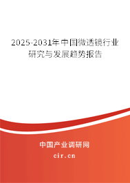 2025-2031年中國微透鏡行業(yè)研究與發(fā)展趨勢報(bào)告