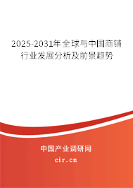 2025-2031年全球與中國(guó)商鋪行業(yè)發(fā)展分析及前景趨勢(shì)