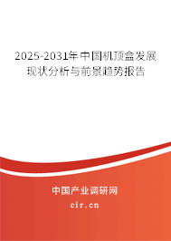 2025-2031年中國機(jī)頂盒發(fā)展現(xiàn)狀分析與前景趨勢報(bào)告