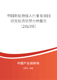 中國新能源接入行業(yè)發(fā)展回顧及投資前景分析報(bào)告（2013版）