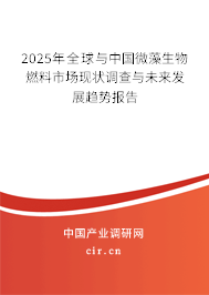 2025年全球與中國微藻生物燃料市場現(xiàn)狀調(diào)查與未來發(fā)展趨勢報告