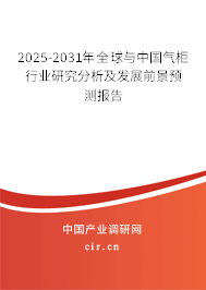 2025-2031年全球與中國(guó)氣柜行業(yè)研究分析及發(fā)展前景預(yù)測(cè)報(bào)告