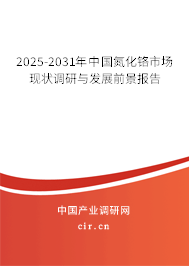 2025-2031年中國(guó)氮化鉻市場(chǎng)現(xiàn)狀調(diào)研與發(fā)展前景報(bào)告