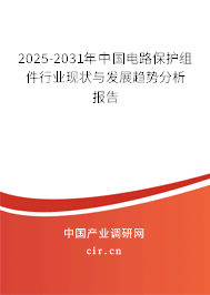 2025-2031年中國電路保護組件行業(yè)現(xiàn)狀與發(fā)展趨勢分析報告