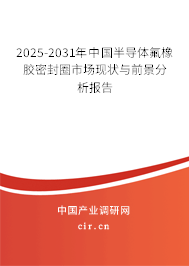 2025-2031年中國半導(dǎo)體氟橡膠密封圈市場現(xiàn)狀與前景分析報(bào)告