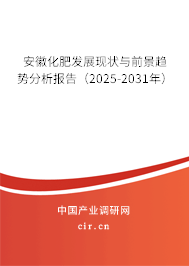 安徽化肥發(fā)展現(xiàn)狀與前景趨勢(shì)分析報(bào)告（2025-2031年）