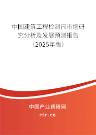 中國(guó)建筑工程檢測(cè)尺市場(chǎng)研究分析及發(fā)展預(yù)測(cè)報(bào)告（2025年版）