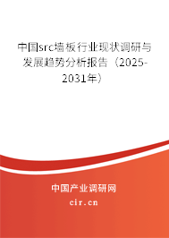 中國(guó)src墻板行業(yè)現(xiàn)狀調(diào)研與發(fā)展趨勢(shì)分析報(bào)告（2025-2031年）
