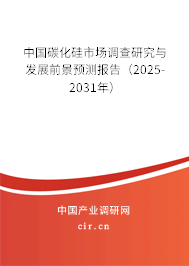 中國(guó)碳化硅市場(chǎng)調(diào)查研究與發(fā)展前景預(yù)測(cè)報(bào)告（2025-2031年）