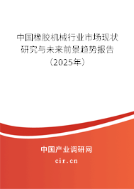 中國橡膠機械行業(yè)市場現(xiàn)狀研究與未來前景趨勢報告（2025年）