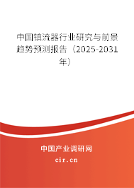 中國鎮(zhèn)流器行業(yè)研究與前景趨勢(shì)預(yù)測(cè)報(bào)告（2025-2031年）