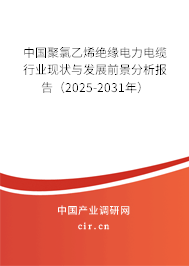 中國聚氯乙烯絕緣電力電纜行業(yè)現(xiàn)狀與發(fā)展前景分析報告（2024-2030年）