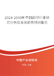 2024-2030年中國超導(dǎo)行業(yè)研究分析及發(fā)展趨勢預(yù)測報告