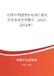 全球與中國潛水電機行業(yè)現(xiàn)狀及發(fā)展前景報告（2025-2031年）