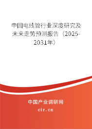 中國(guó)電線管行業(yè)深度研究及未來(lái)走勢(shì)預(yù)測(cè)報(bào)告（2025-2031年）