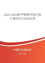 2025-2031年中國苯甲酸乙酯行業(yè)研究與發(fā)展前景