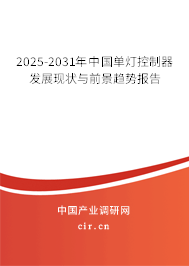 2025-2031年中國單燈控制器發(fā)展現(xiàn)狀與前景趨勢報告