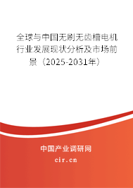 全球與中國無刷無齒槽電機行業(yè)發(fā)展現(xiàn)狀分析及市場前景（2025-2031年）