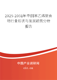 2025-2031年中國(guó)苯乙烯聚合物行業(yè)現(xiàn)狀與發(fā)展趨勢(shì)分析報(bào)告