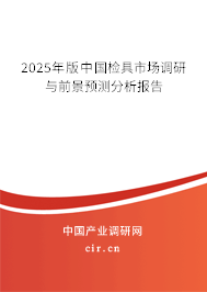 2025年版中國檢具市場調研與前景預測分析報告
