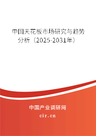 中國(guó)天花板市場(chǎng)研究與趨勢(shì)分析（2025-2031年）