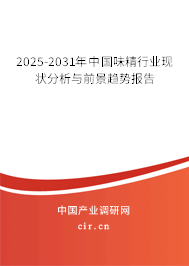 2025-2031年中國(guó)味精行業(yè)現(xiàn)狀分析與前景趨勢(shì)報(bào)告