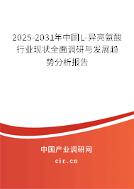 2025-2031年中國(guó)L-異亮氨酸行業(yè)現(xiàn)狀全面調(diào)研與發(fā)展趨勢(shì)分析報(bào)告