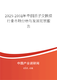 2025-2031年中國(guó)質(zhì)子交換膜行業(yè)市場(chǎng)分析與發(fā)展前景報(bào)告