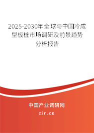 2025-2030年全球與中國冷成型板樁市場調(diào)研及前景趨勢分析報告