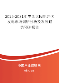2024-2030年中國太陽能光伏發(fā)電市場調(diào)研分析及發(fā)展趨勢預測報告