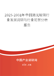 2025-2031年中國激光玻璃行業(yè)發(fā)展調(diào)研與行業(yè)前景分析報告