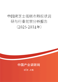 中國烤芝士蛋糕市場現(xiàn)狀調(diào)研與行業(yè)前景分析報告（2024-2030年）